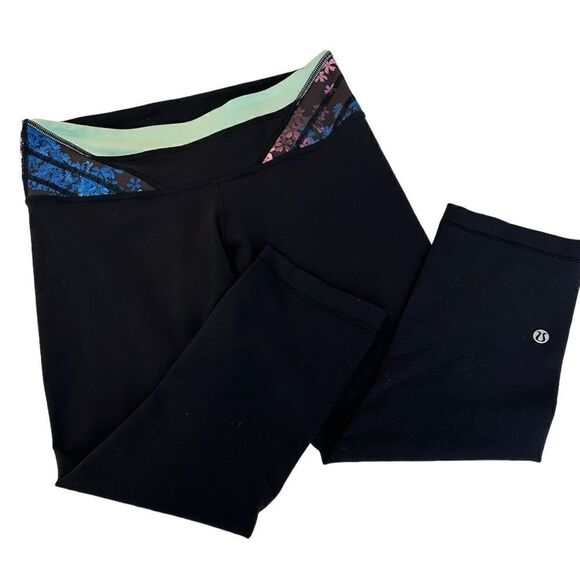 Lululemon Petal Pop Capri Size 6 - Picture 3 of 9